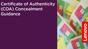 Certificate of Authenticity (COA) Concealment Guidance